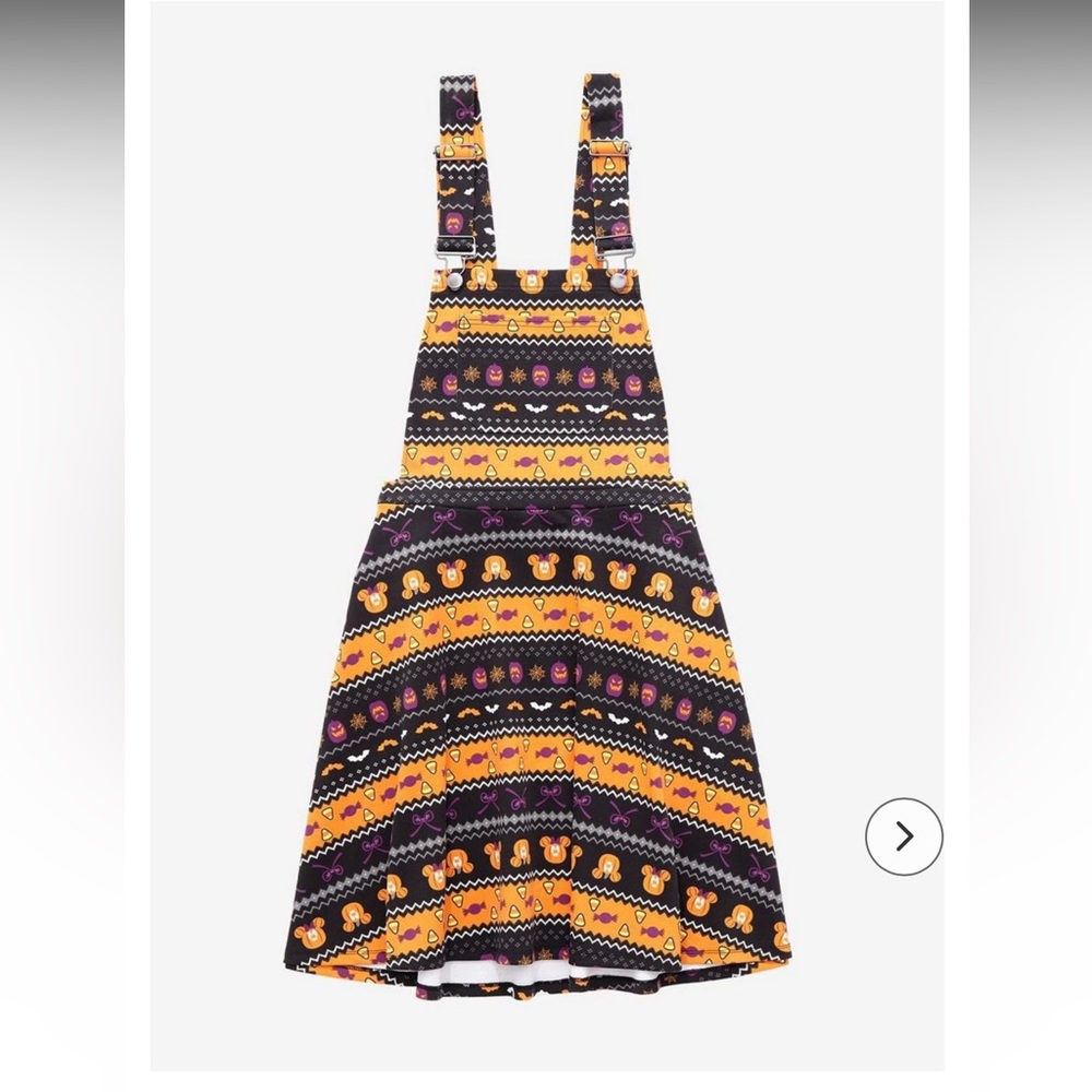 Her Universe Disney Halloween Stripe Skirtall Plus Size